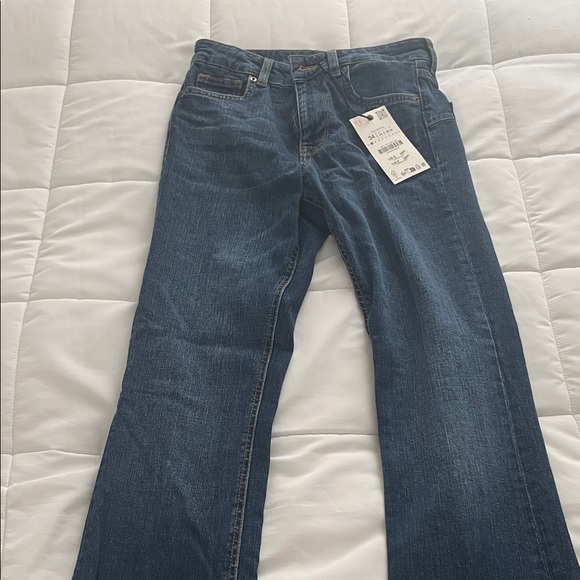 Zara Women's Boot Cut Jeans - Dark Blue - Picture 1 of 3